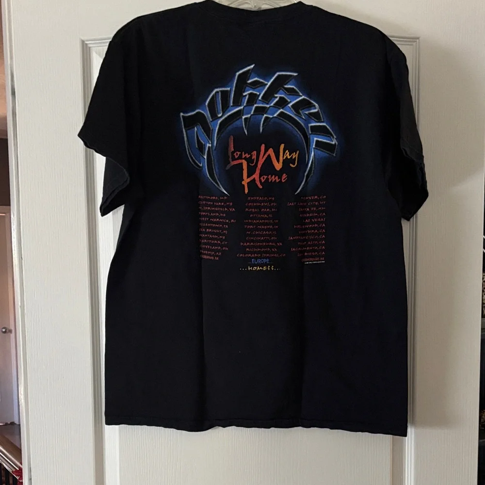 Vintage Dokken 2002 tour Black Rock Band Tee - Picture 2 of 3